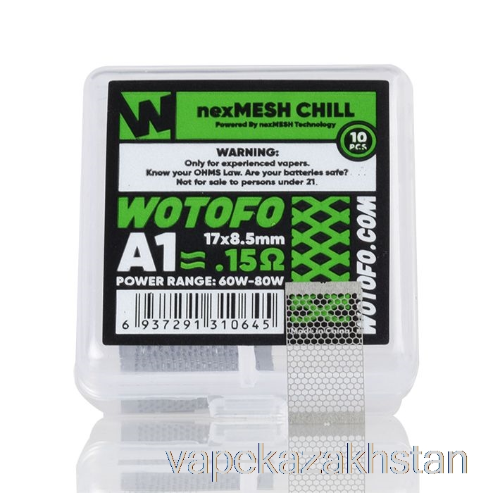 Vape Kazakhstan Wotofo nexMESH Mesh Replacement Coils 0.15ohm nexMESH Chill A1